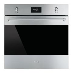 Smeg SF6371X 60cm Classic Stainless Steel and Eclipse Glass Multifunction Single Oven